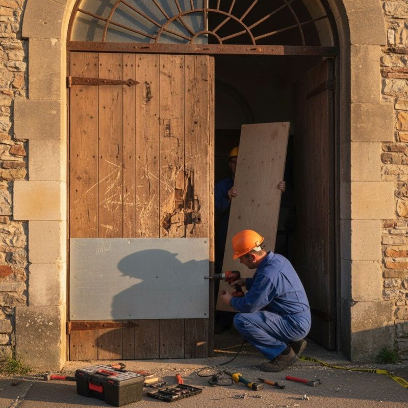 Local Wood Door Rejuvenation pros at work