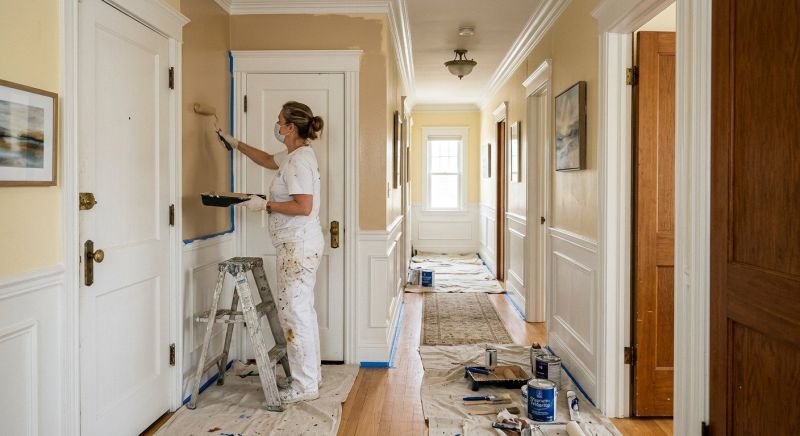 Wainscoting Painting in Waco, TX